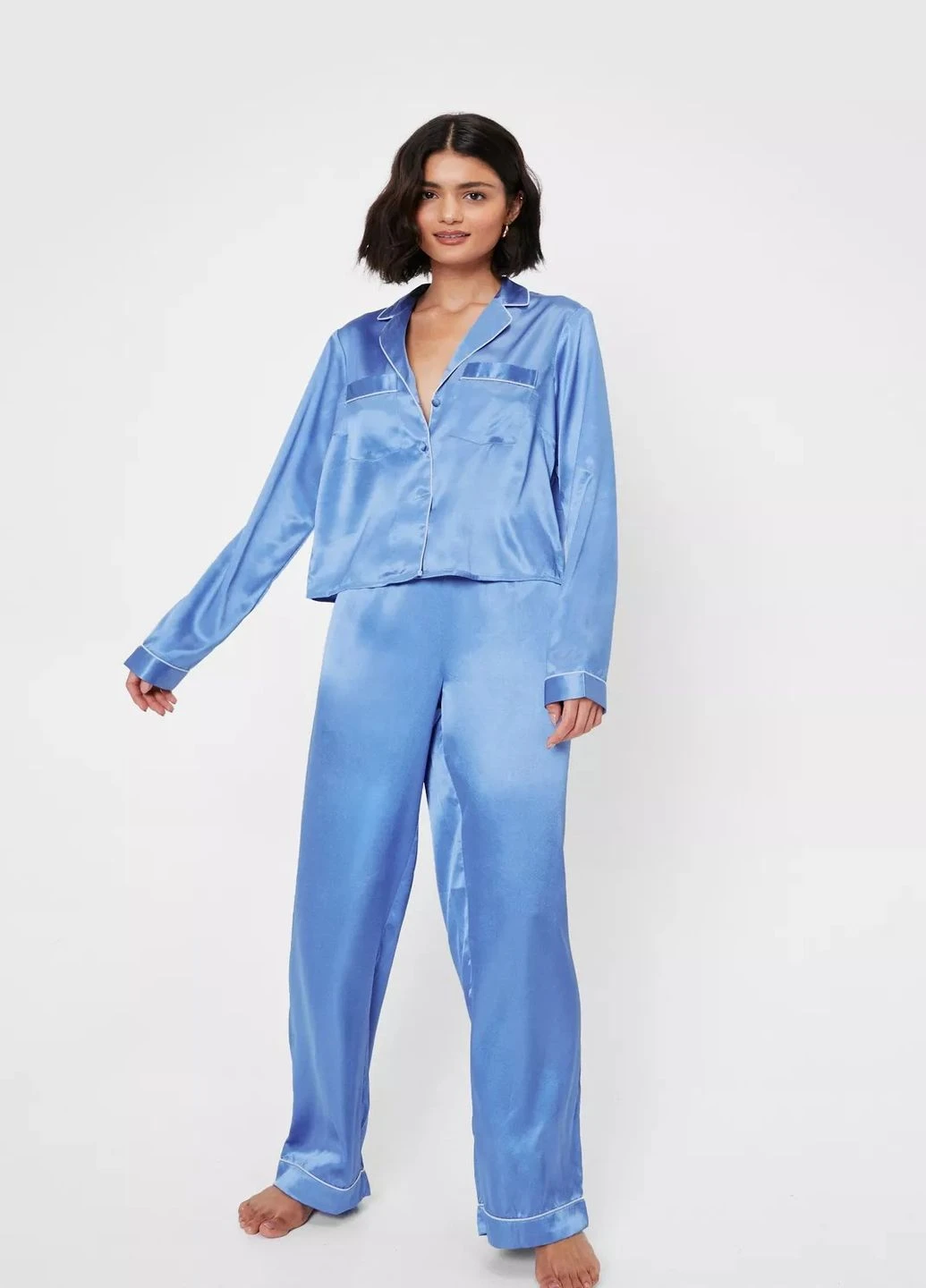 Голубая всесезон пижама Nasty Gal