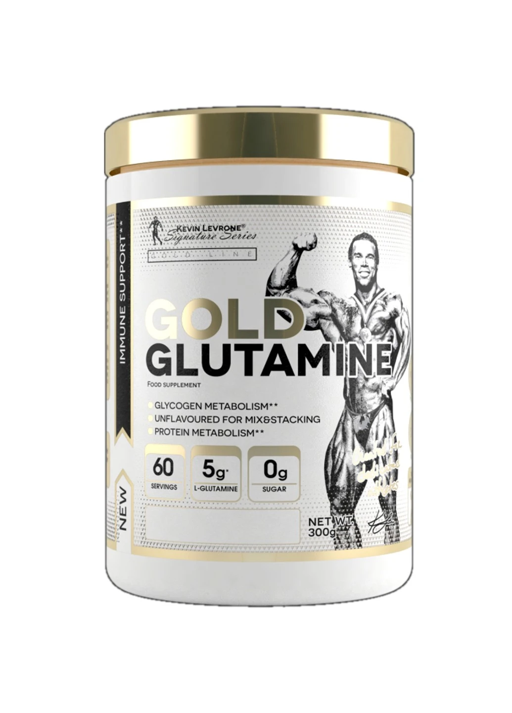 Глютамин Gold Glutamine 300 грамм Kevin Levrone (255362094)