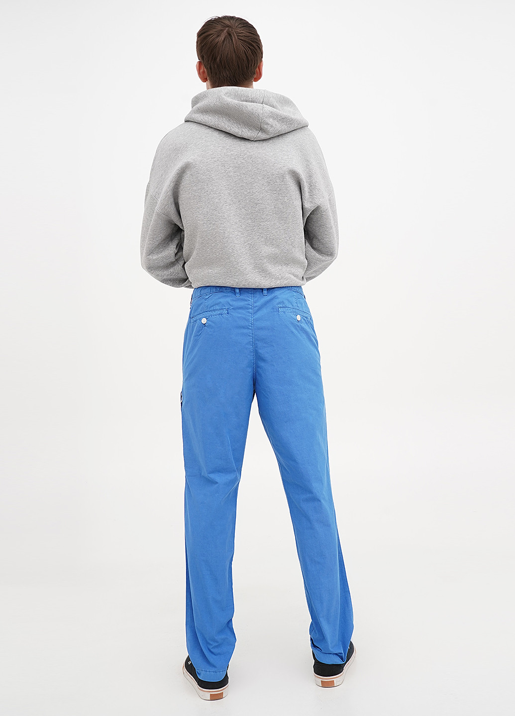 Синие кэжуал демисезонные прямые брюки Michael Kors