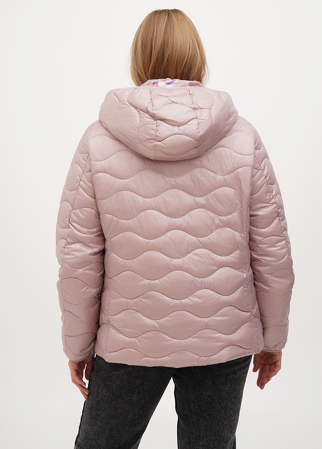 Рожева демісезонна куртка двостороння Minority