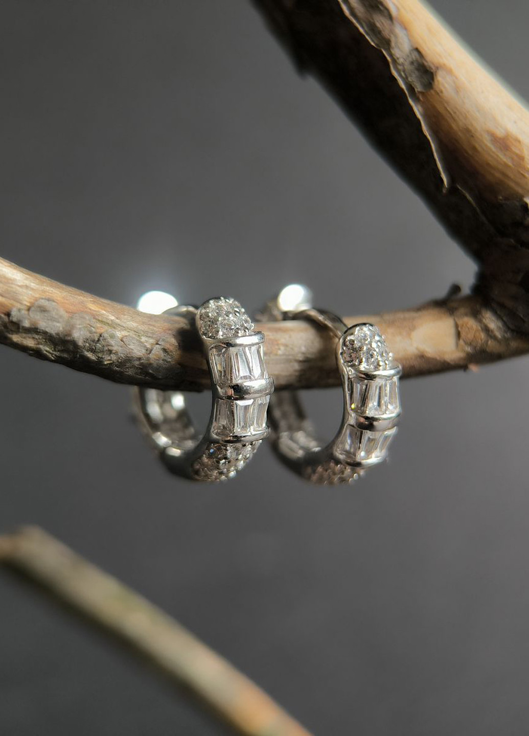 Серьги Silver Flame (350941491)