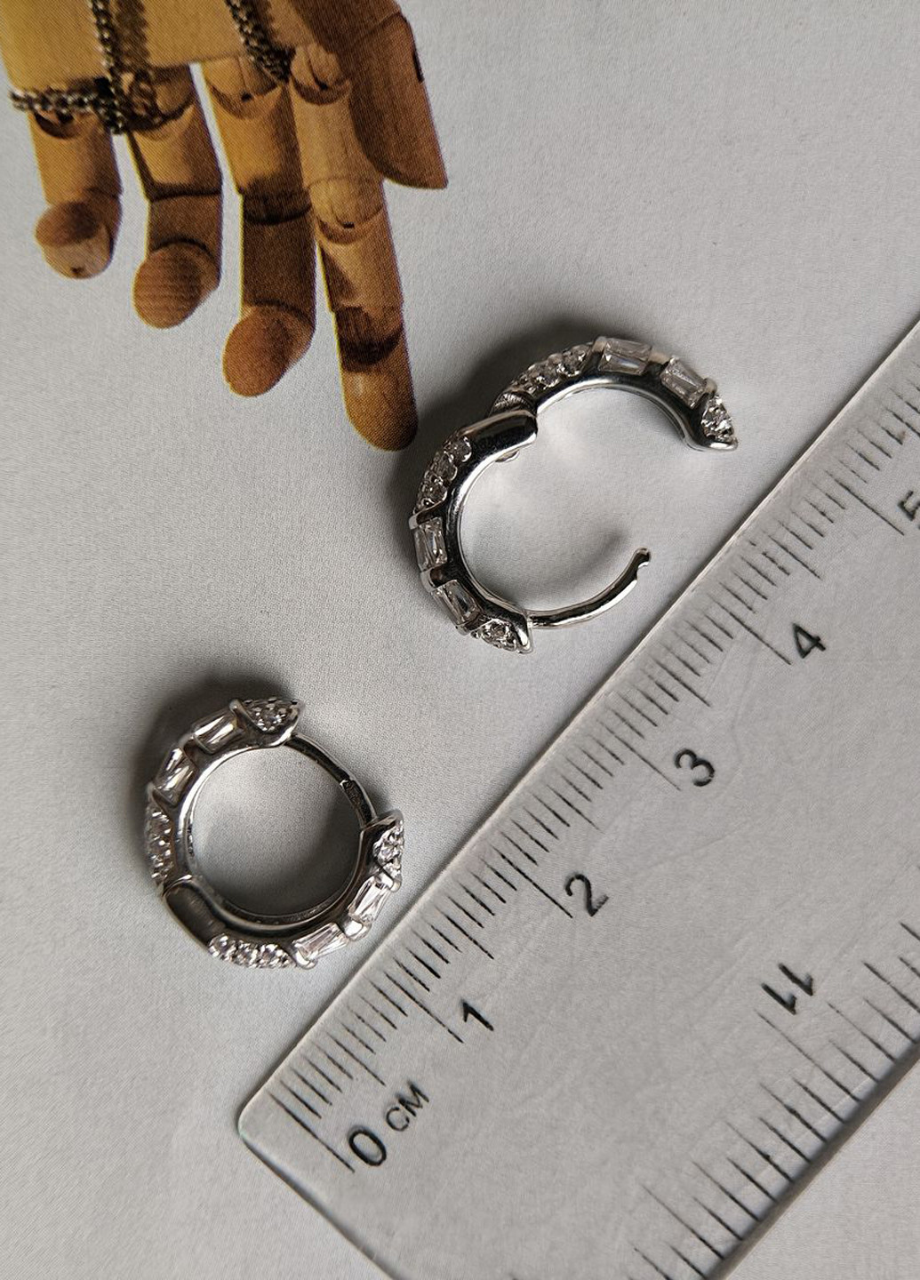 Серьги Silver Flame (350941491)