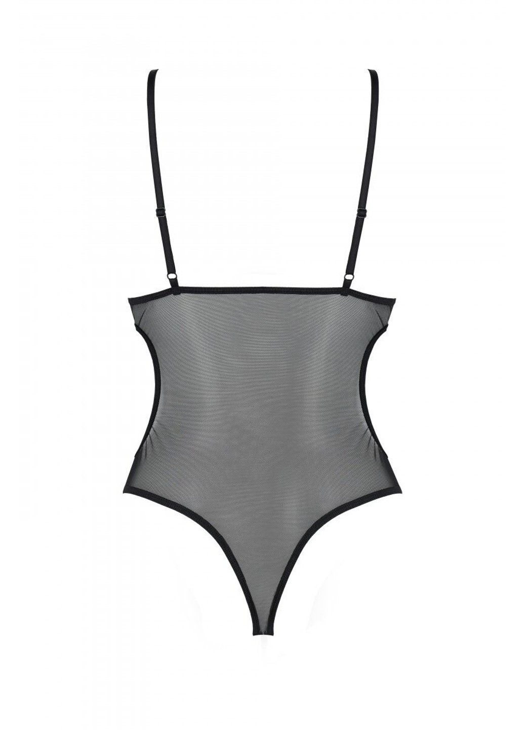Боді з ажурним ліфом Christa Body black XXL/XXXL — Passion (255459591)