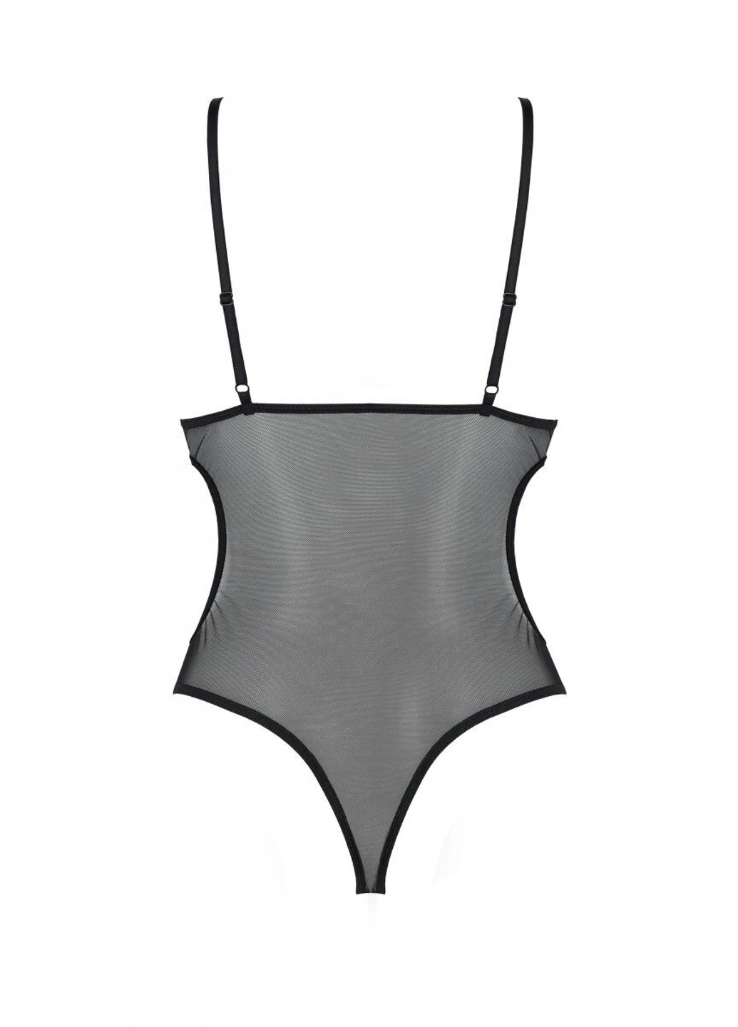 Боді з ажурним ліфом Christa Body black XXL/XXXL — Passion (255459591)