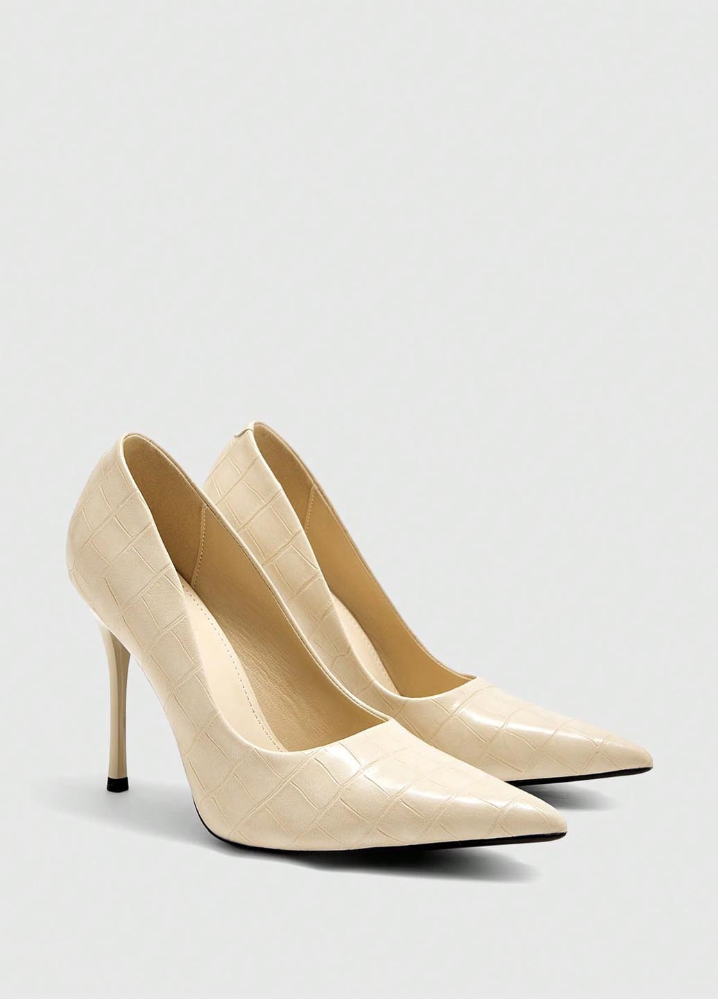 SHEIN Туфлі туфлі-човники кремовий з штучна шкіра, китай — демісезон (365779235)