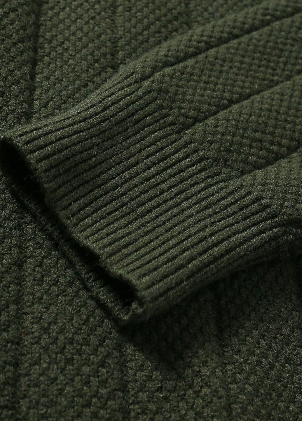 Серо-зеленый демисезонный кардиган SHEIN