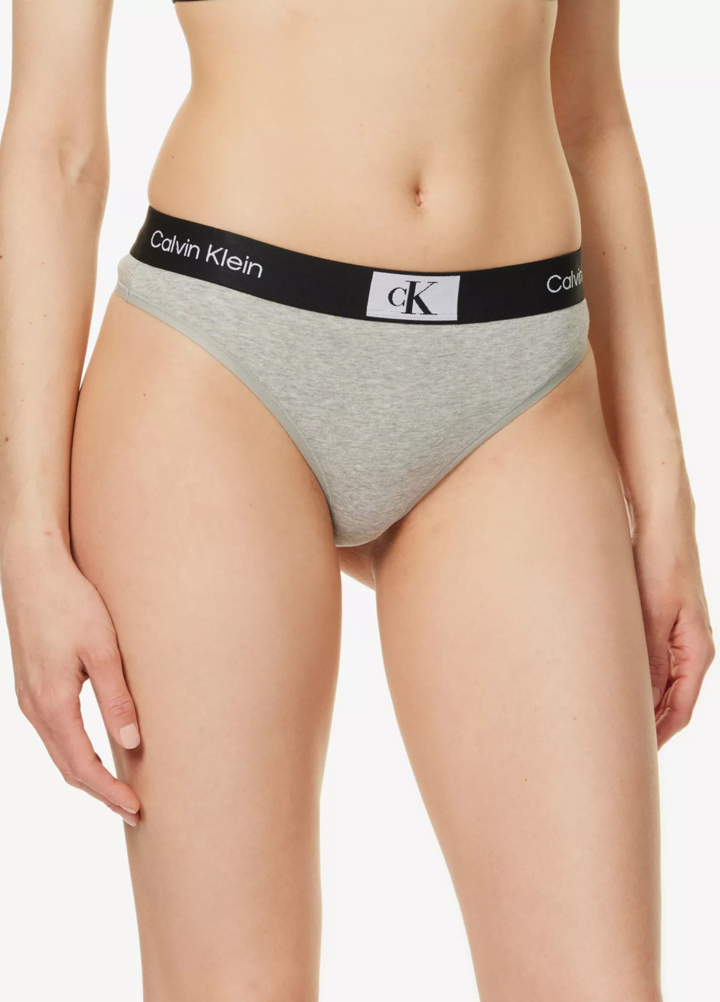 Серый демисезонный комплект (бюстгальтер, трусики) Calvin Klein