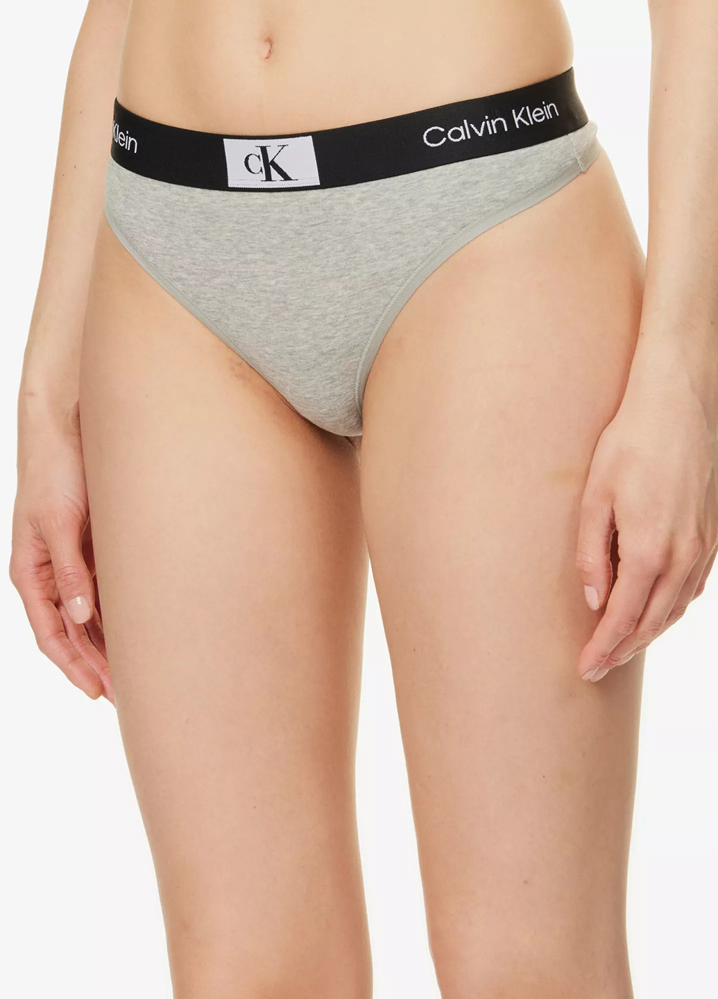 Серый демисезонный комплект (бюстгальтер, трусики) Calvin Klein