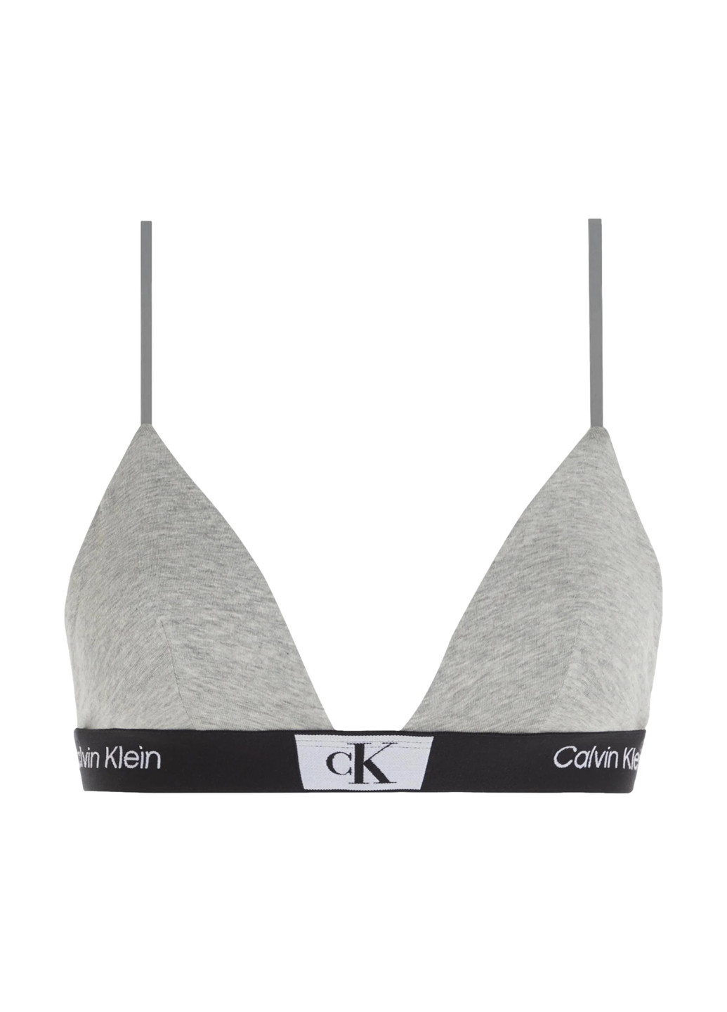 Серый демисезонный комплект (бюстгальтер, трусики) Calvin Klein