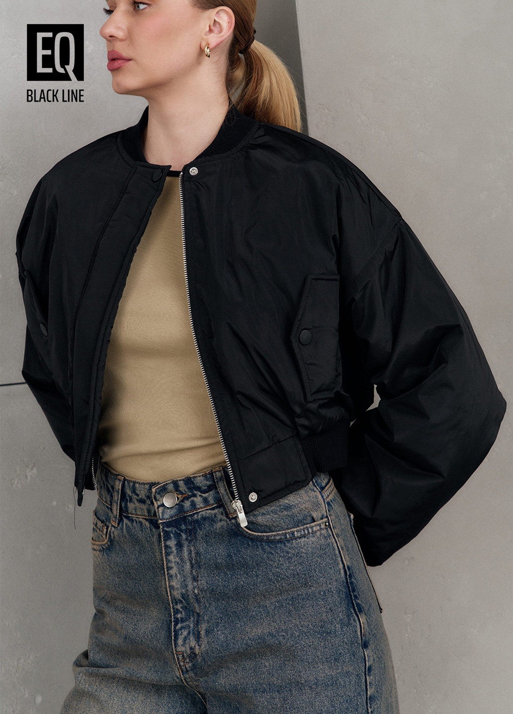 Бомбер EQUILIBRI на блискавці (326784255)