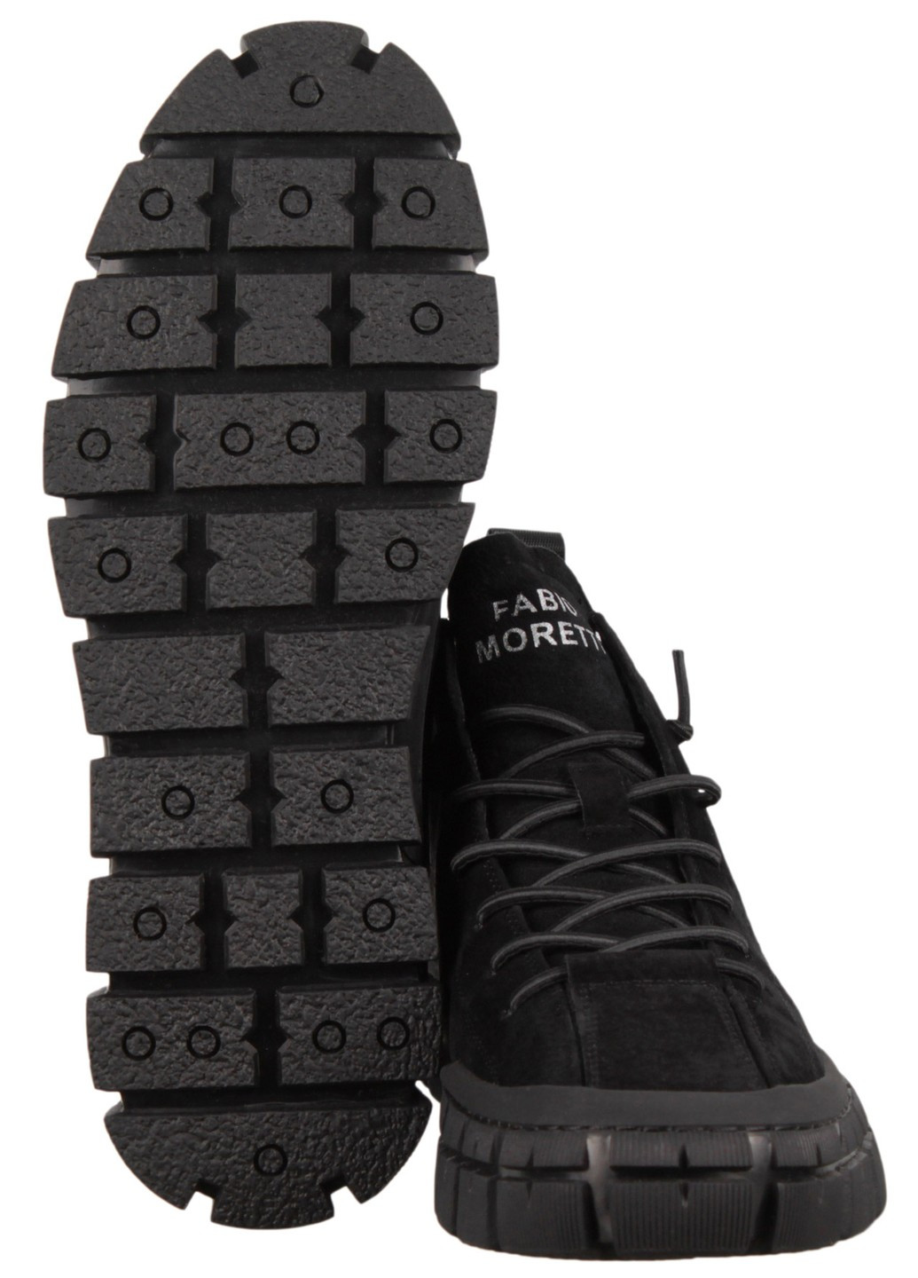 Черные зимние мужские ботинки 198784 Fabio Moretti