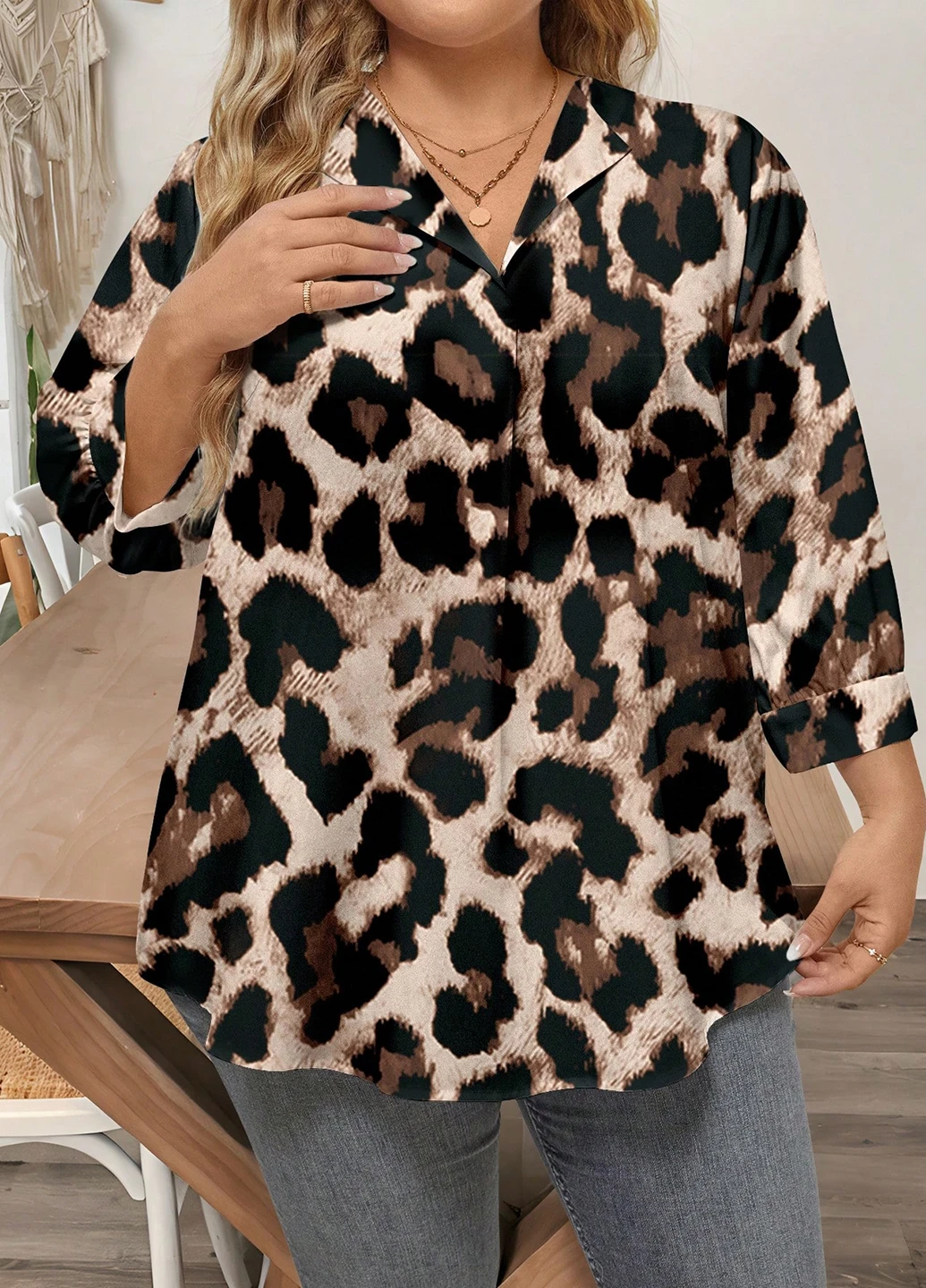 Комбінована блуза SHEIN