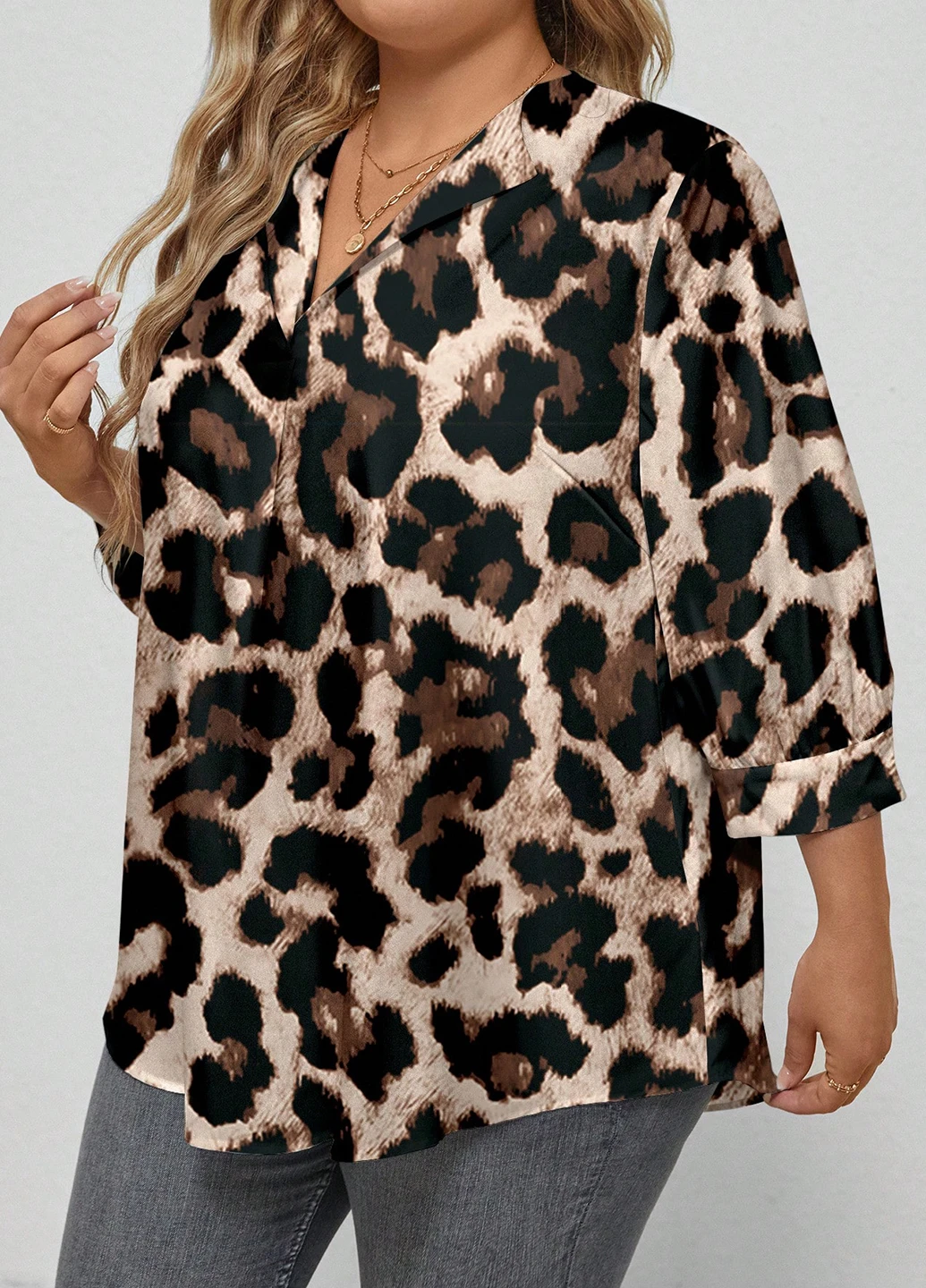 Комбінована блуза SHEIN