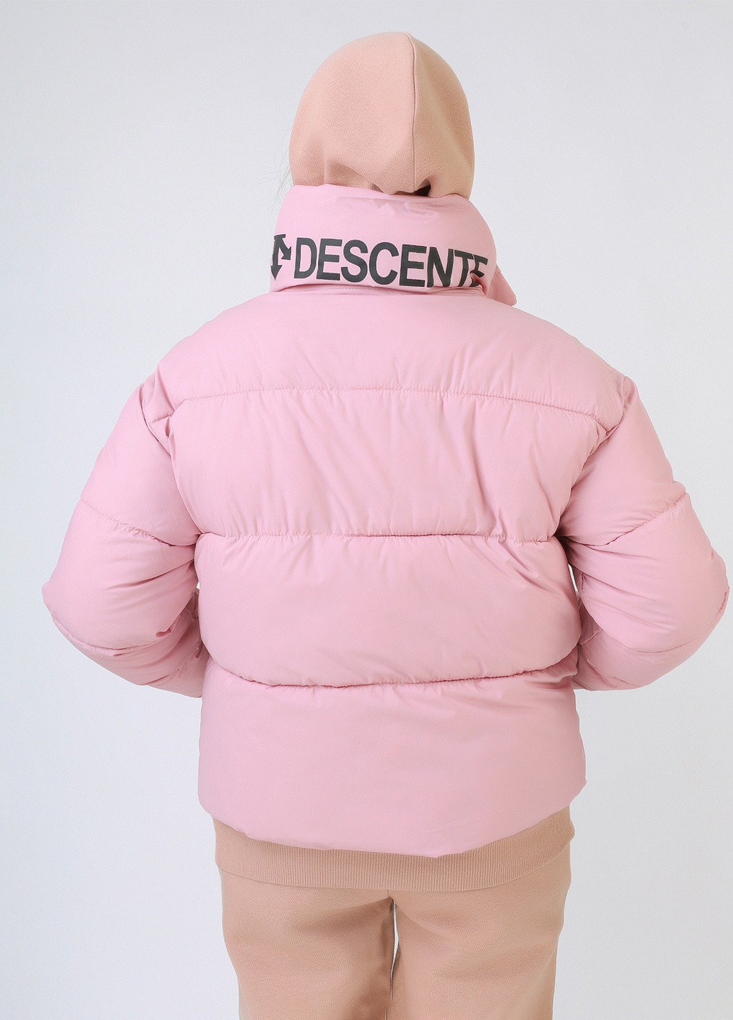 Рожева демісезонна куртка коротка sp descente No Brand