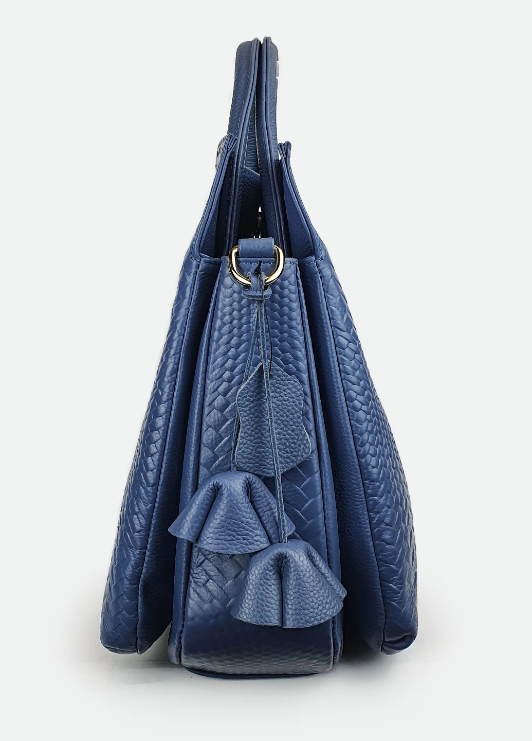 Велика м'яка сумка блакитна шкіряна Fashion (232986030)