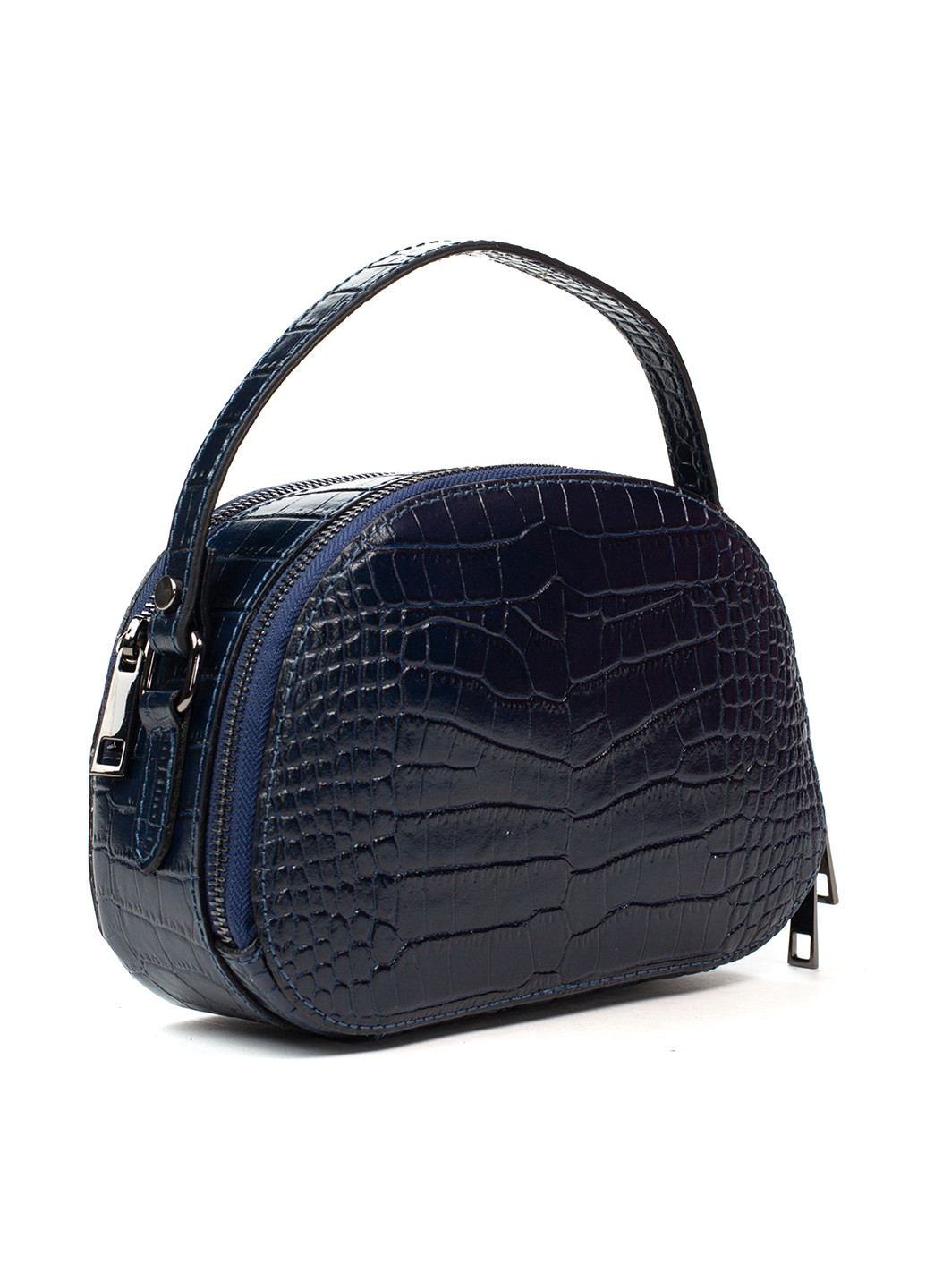 Сумка Italian Bags кросс боди анималистичная тёмно-синяя кэжуал