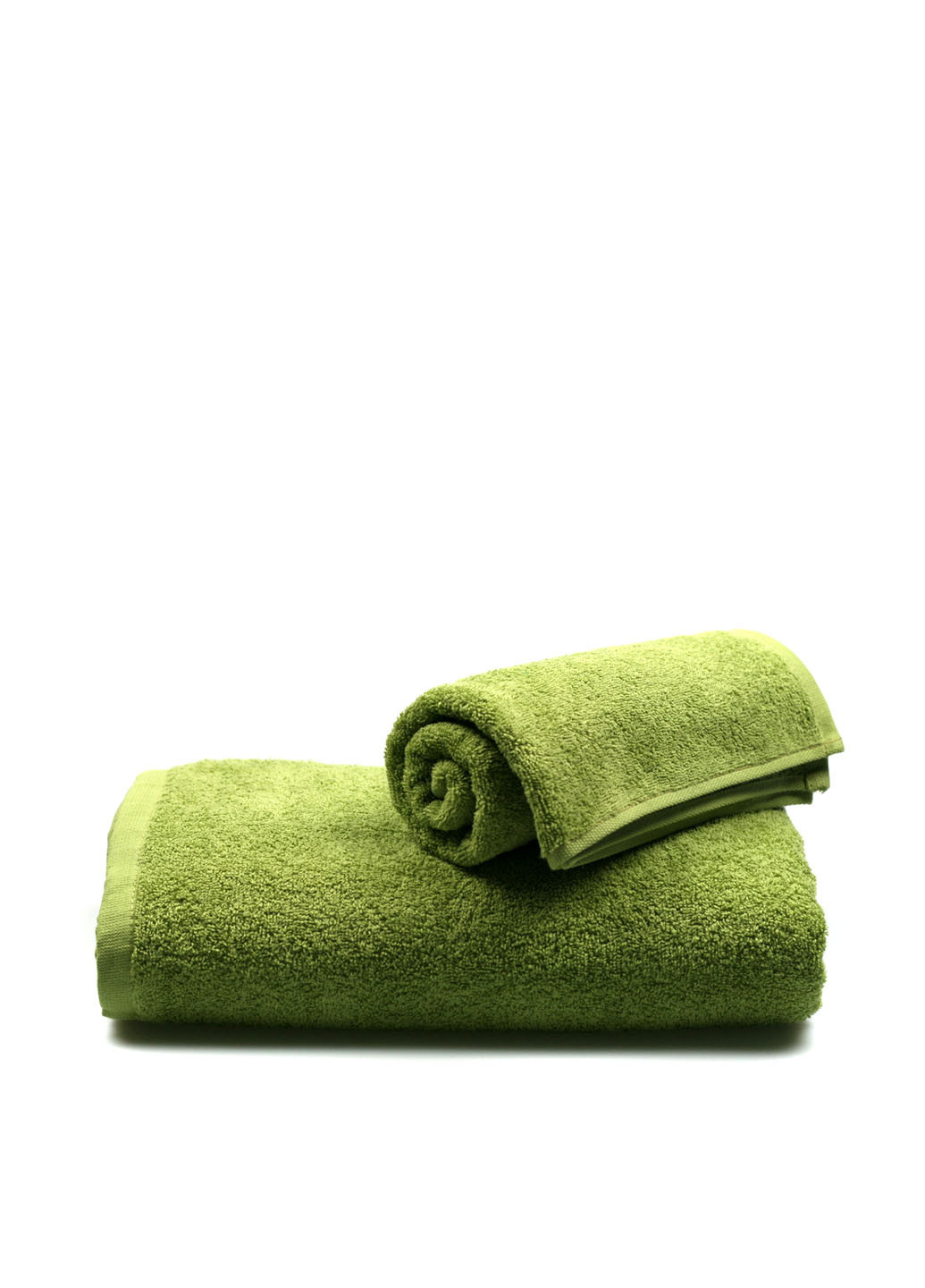 Home Line полотенце, 70х140 см однотонный оливково-зеленый производство - Туркменистан