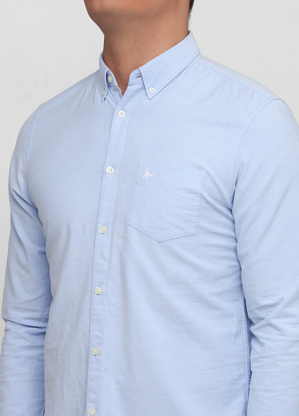 Голубой кэжуал рубашка однотонная Jack Wills