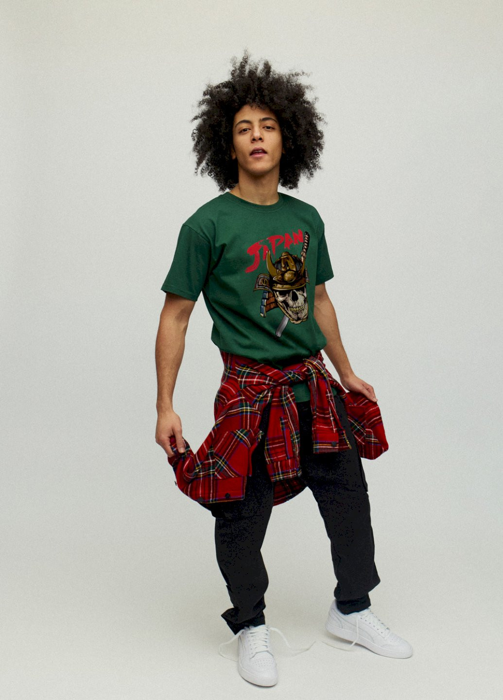 Темно-зелена футболка чоловіча YAPPI