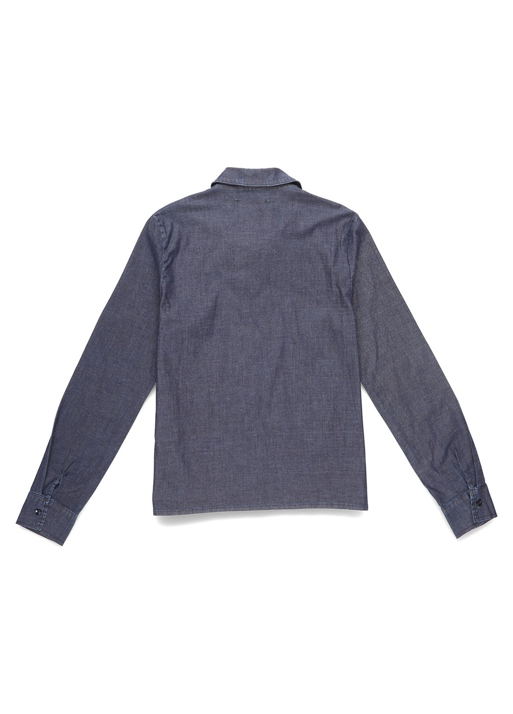 Темно-синяя джинсовая рубашка однотонная Fornarina