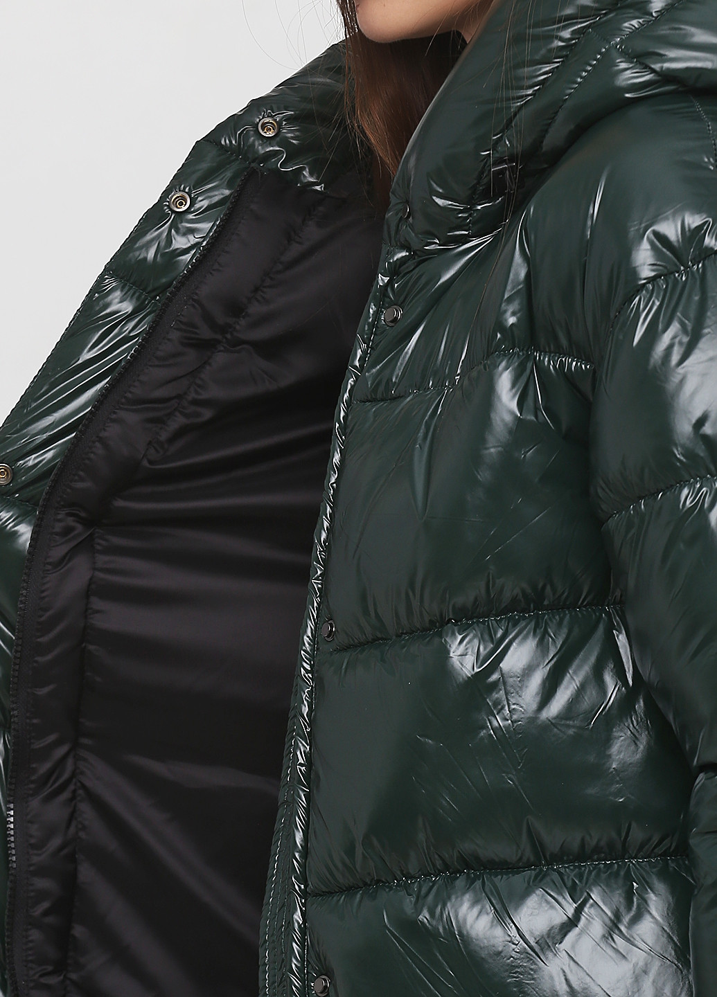 Темно-зеленая зимняя куртка Kattaleya