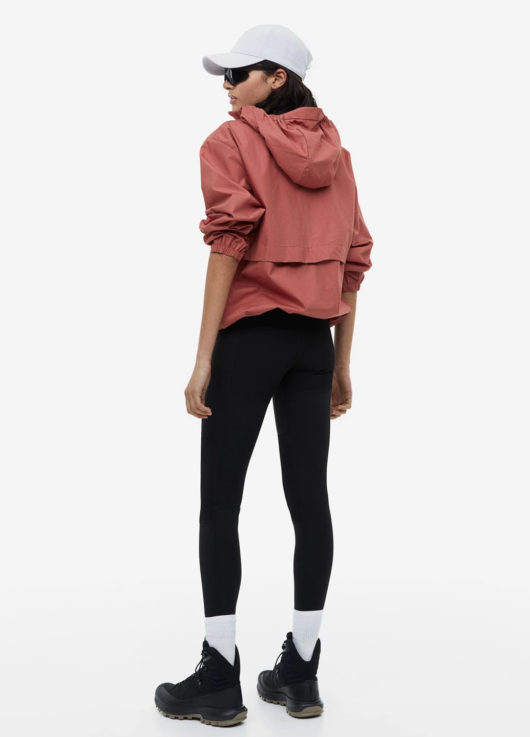 Черные демисезонные леггинсы H&M