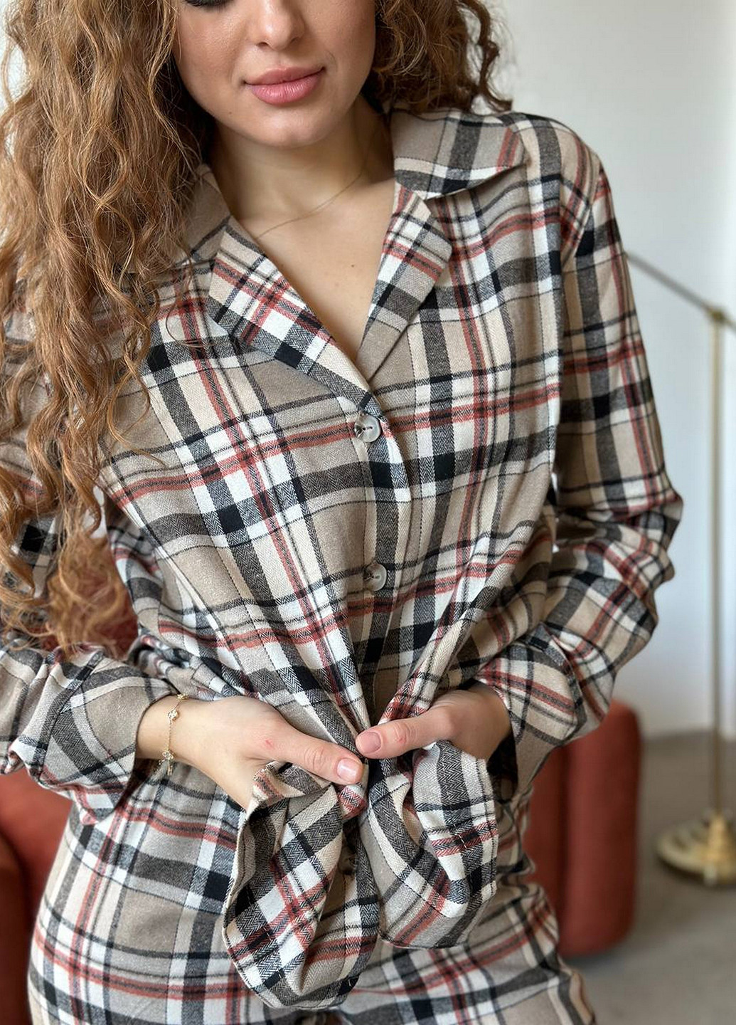 Комбінована всесезон піжама (сорочка, штани) сорочка + брюки NOVA VEGA