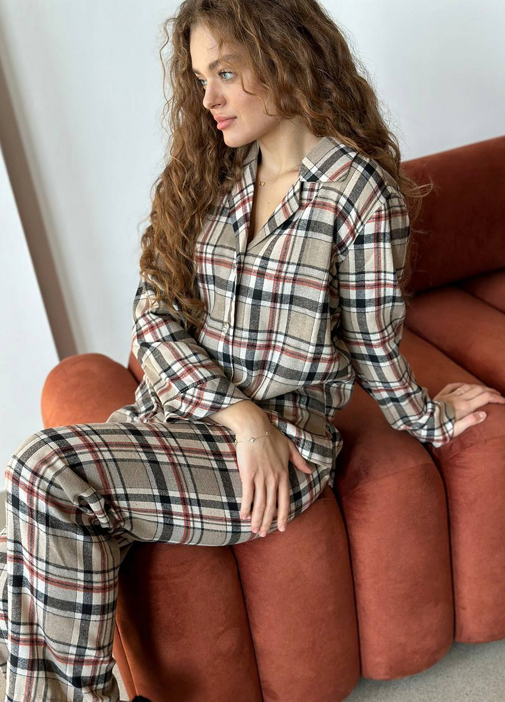 Комбінована всесезон піжама (сорочка, штани) сорочка + брюки NOVA VEGA