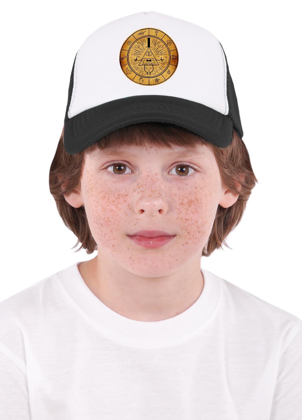 Кепка Тракер дитяча Білл Шифр Гравіті Фолз (Bill Cipher Gravity Falls) (33404-2627) MobiPrint (220769639)