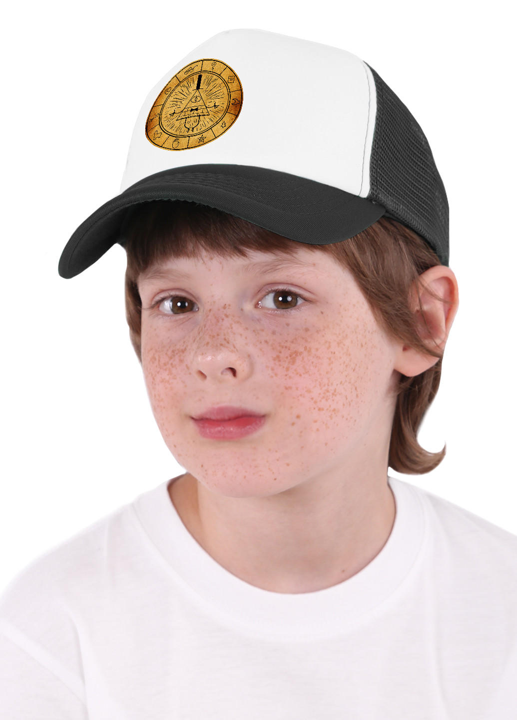 Кепка Тракер дитяча Білл Шифр Гравіті Фолз (Bill Cipher Gravity Falls) (33404-2627) MobiPrint (220769639)