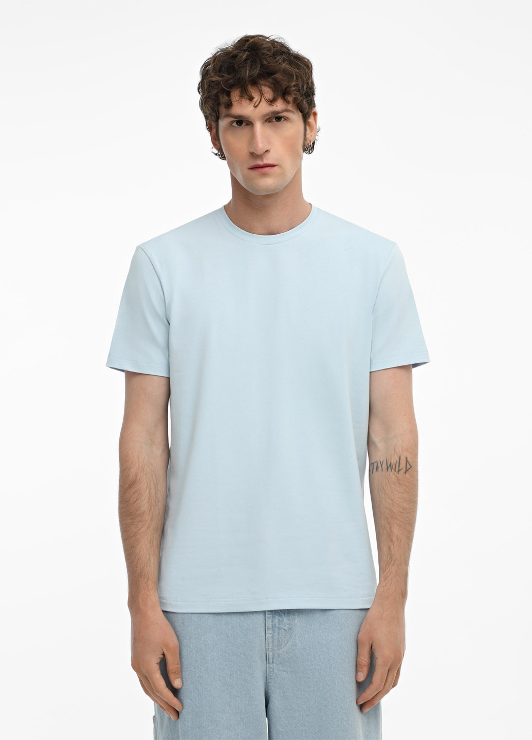 Светло-голубая футболка Promin