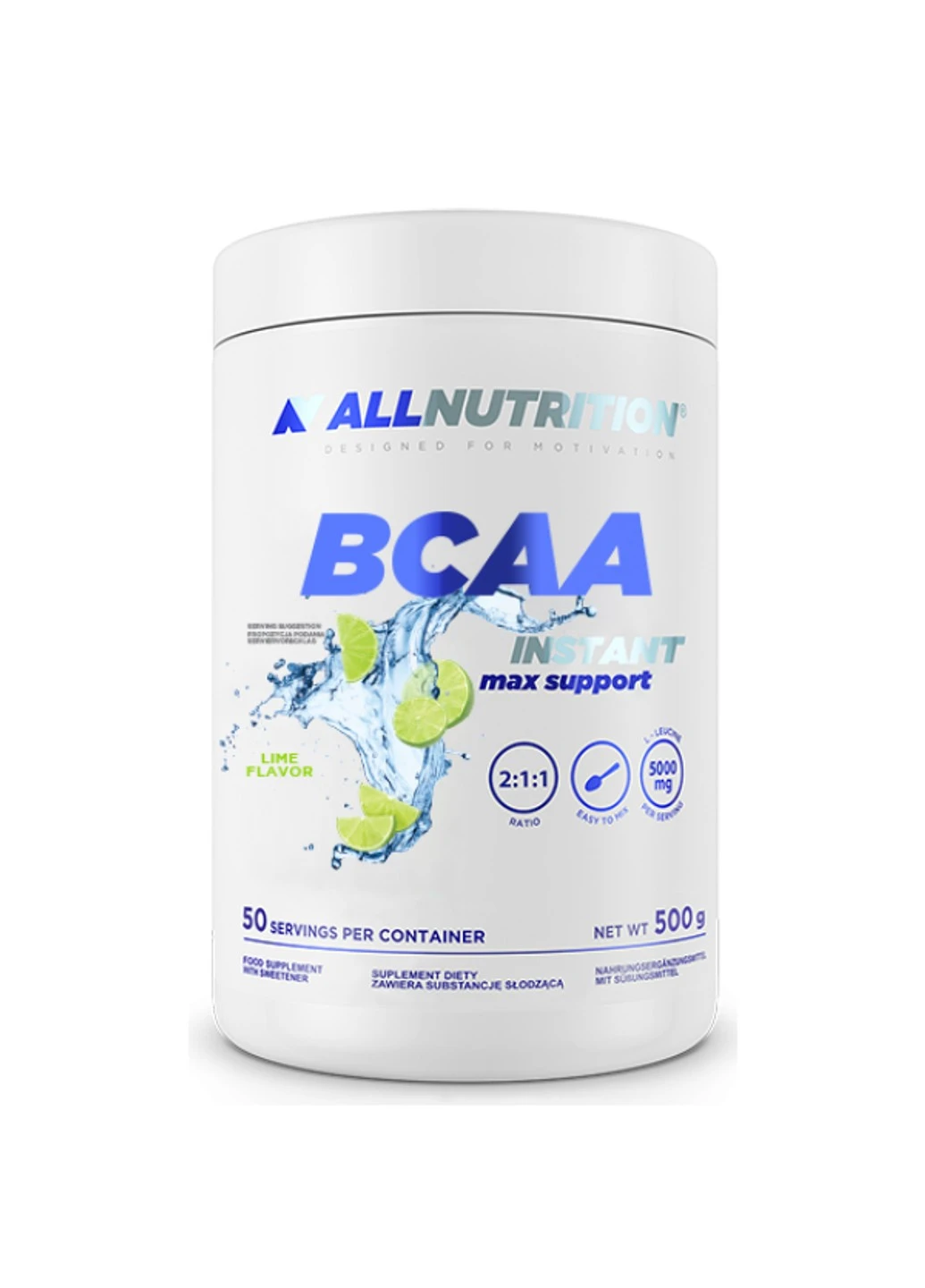 БЦАА BCAA Max Support Instant (500 г) алл нутришн макс саппорт Bllueberry Allnutrition (255362606)