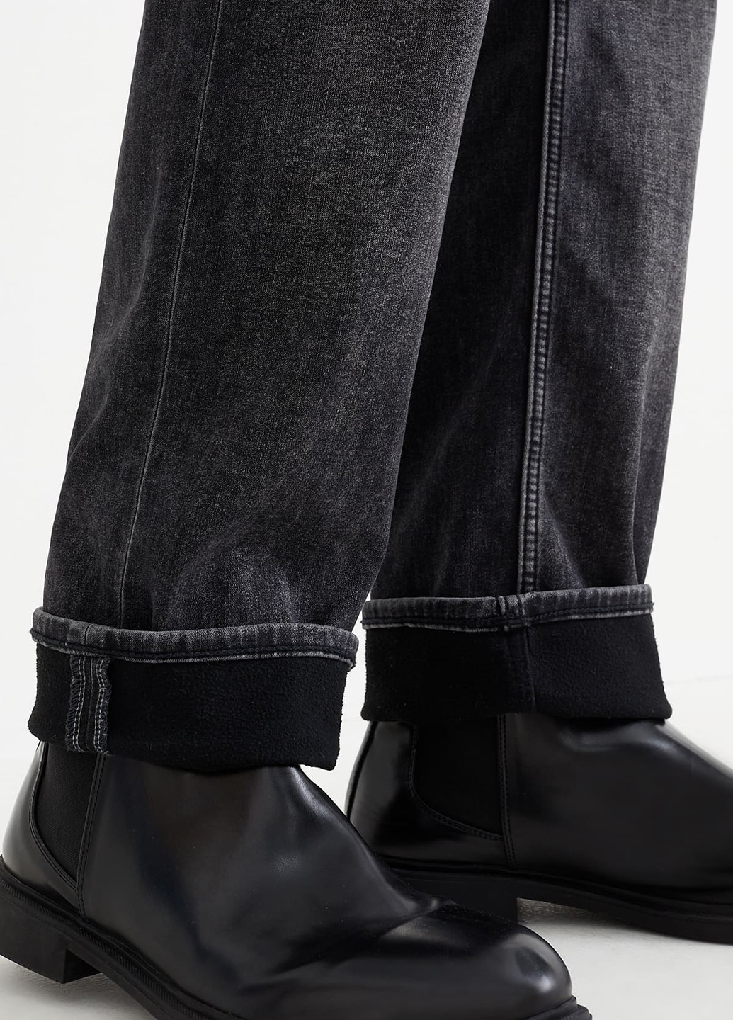 Темно-серые демисезонные регюлар фит джинсы C&A