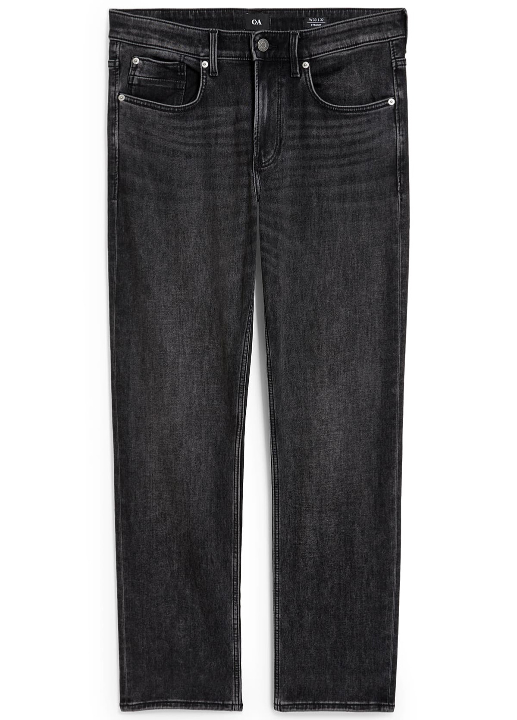 Темно-серые демисезонные регюлар фит джинсы C&A