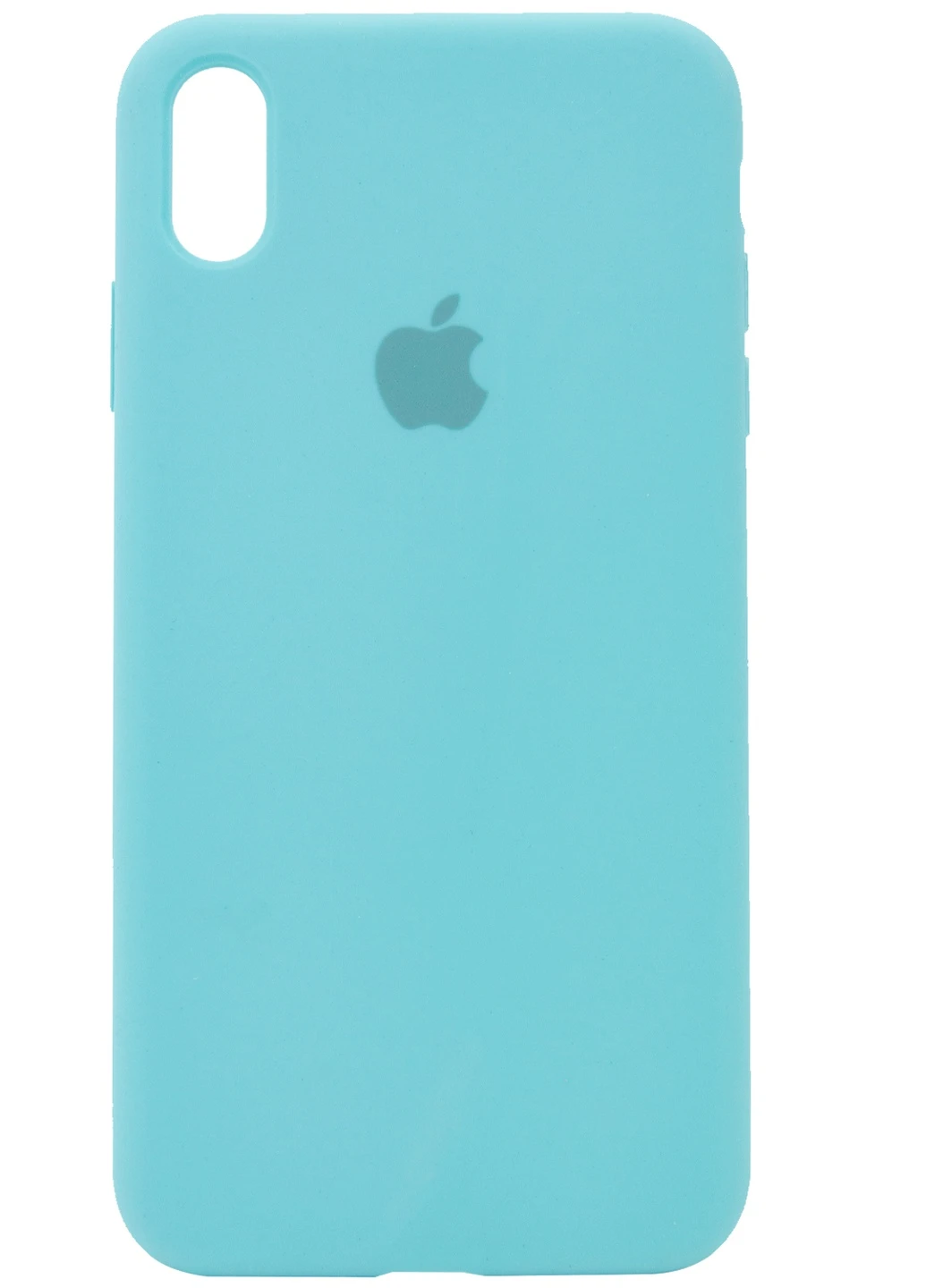 Чохол Silicone Case Full Protective (AA) для Apple iPhone XS Max (6.5 ') Бірюзовий / Marine Green (is_00000033129_2) Epik (229727337)