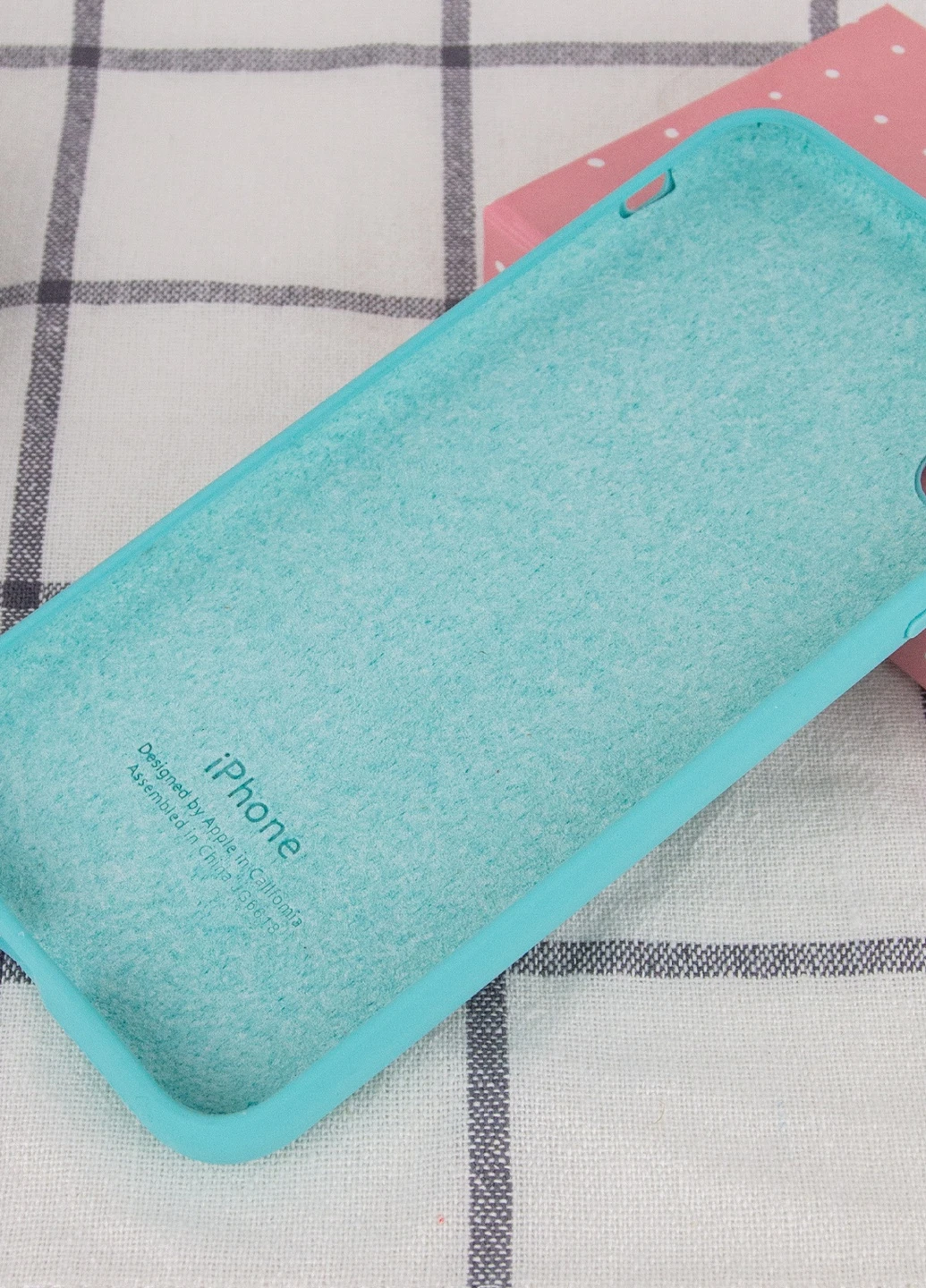 Чохол Silicone Case Full Protective (AA) для Apple iPhone XS Max (6.5 ') Бірюзовий / Marine Green (is_00000033129_2) Epik (229727337)