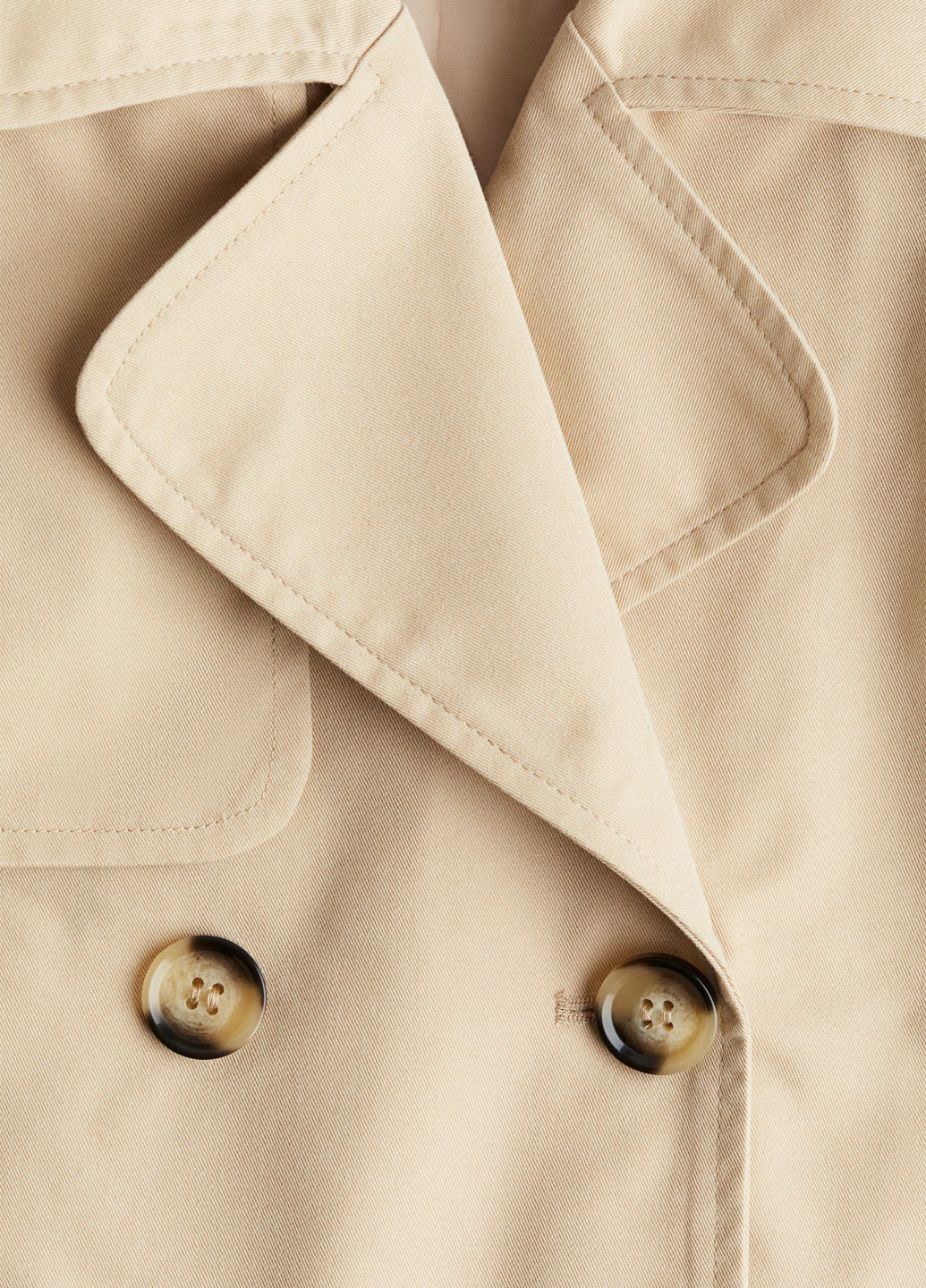 Плащ H&M тренчкот на гудзиках демісезон (369944408)