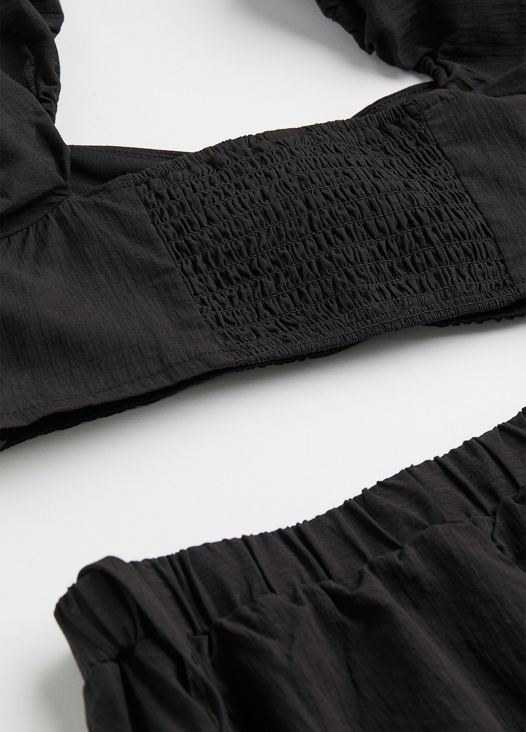 Чорна кежуал сукня H&M однотонна