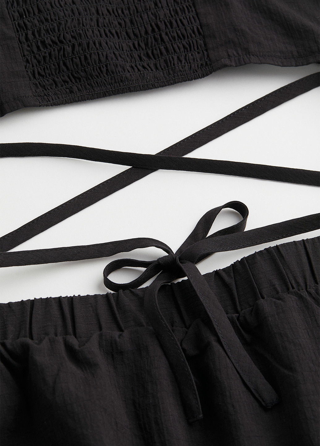 Чорна кежуал сукня H&M однотонна