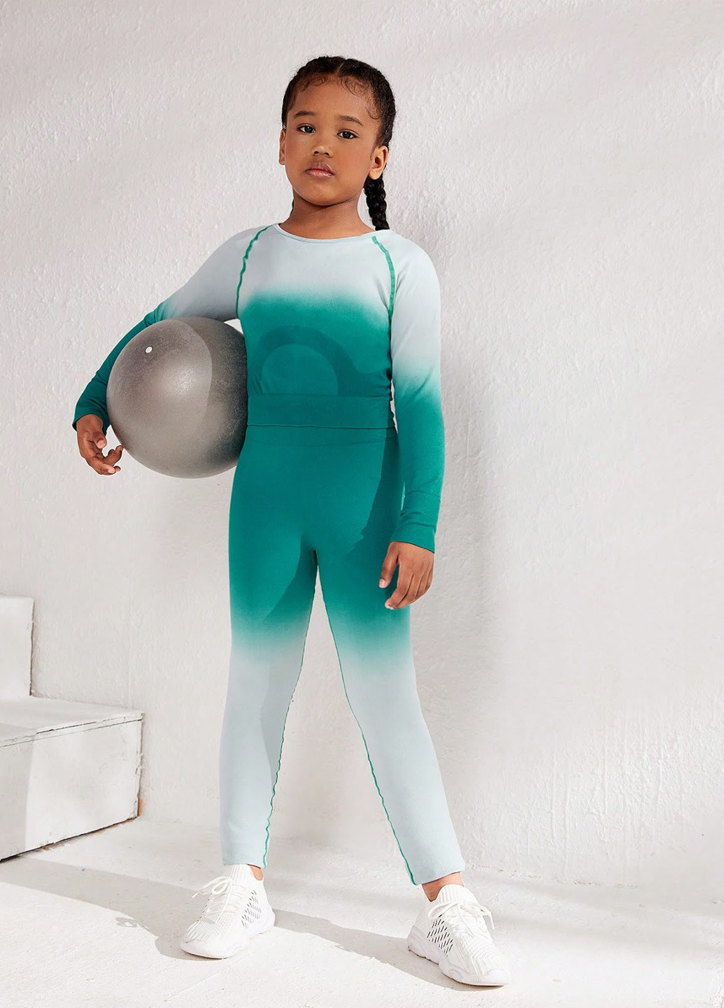 Спортивний костюм (лонгслів, легінси) SHEIN (329841225)