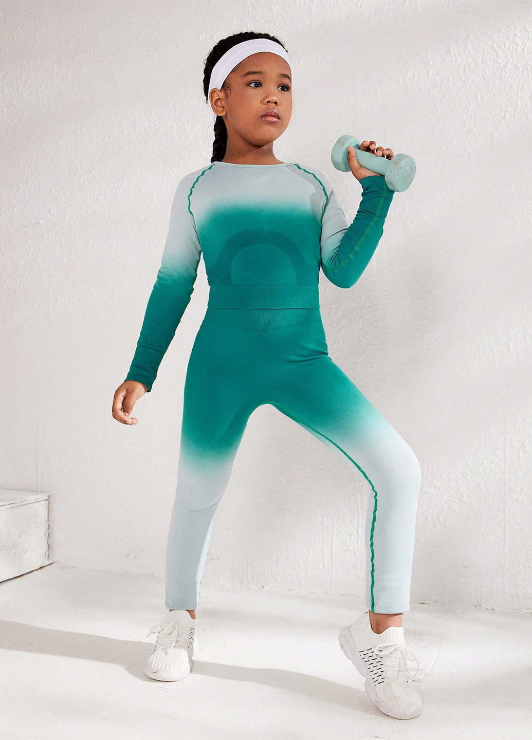 Спортивний костюм (лонгслів, легінси) SHEIN (329841225)