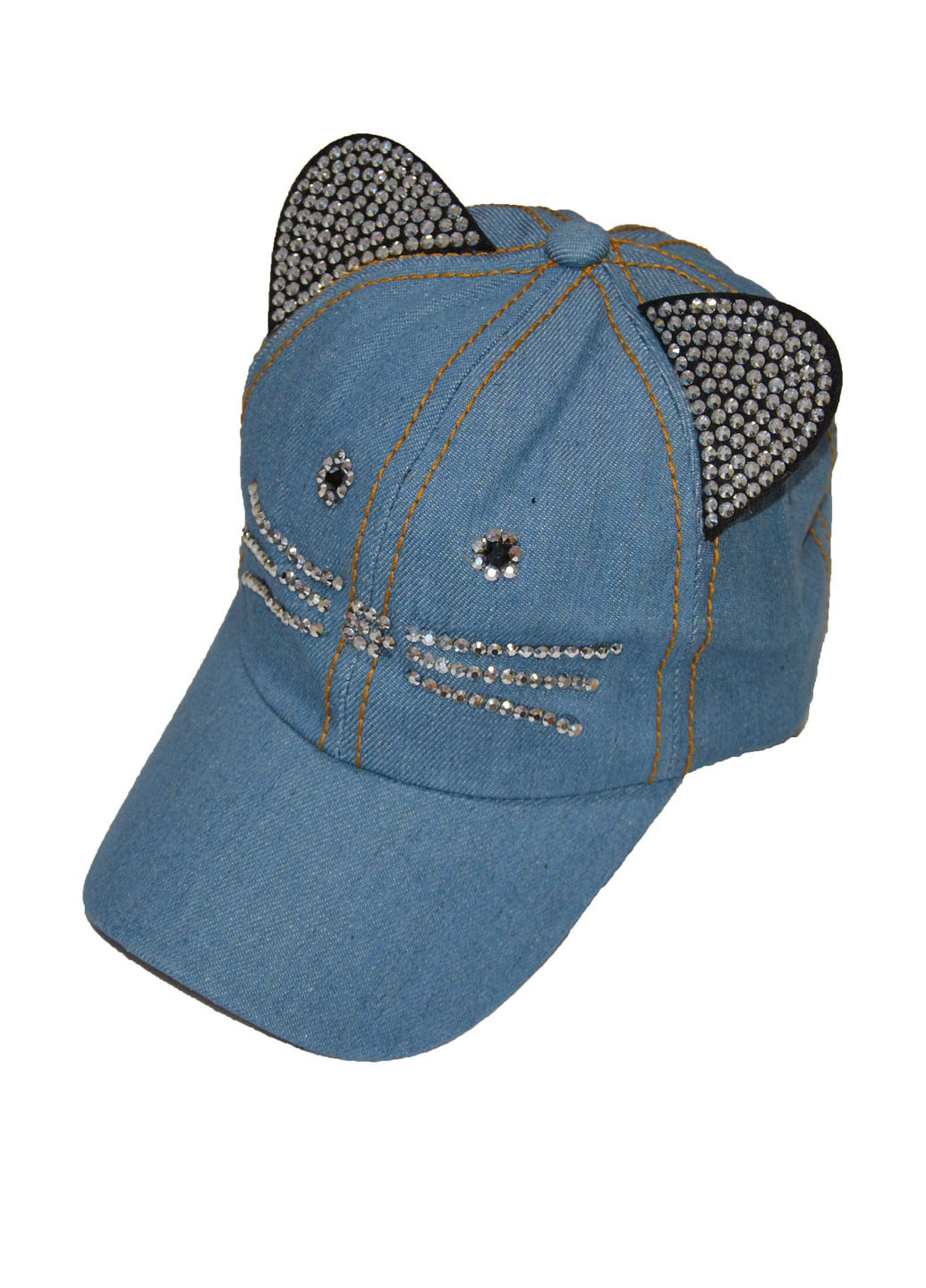 Кепка Sweet Hats анималистичная светло-синяя кэжуал