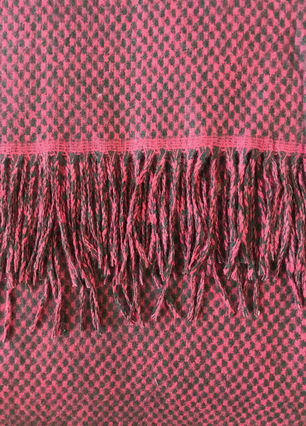 Шарф палантин теплый полушерстяной, 185*73см Mulberry (201200105)