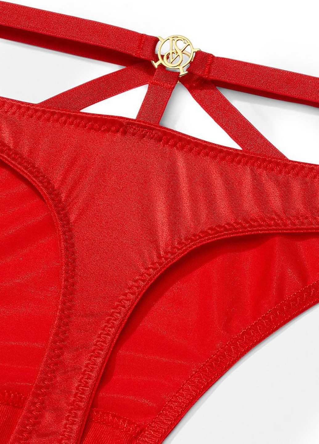 Красный демисезонный комплект (бюстгальтер, трусики) Victoria's Secret