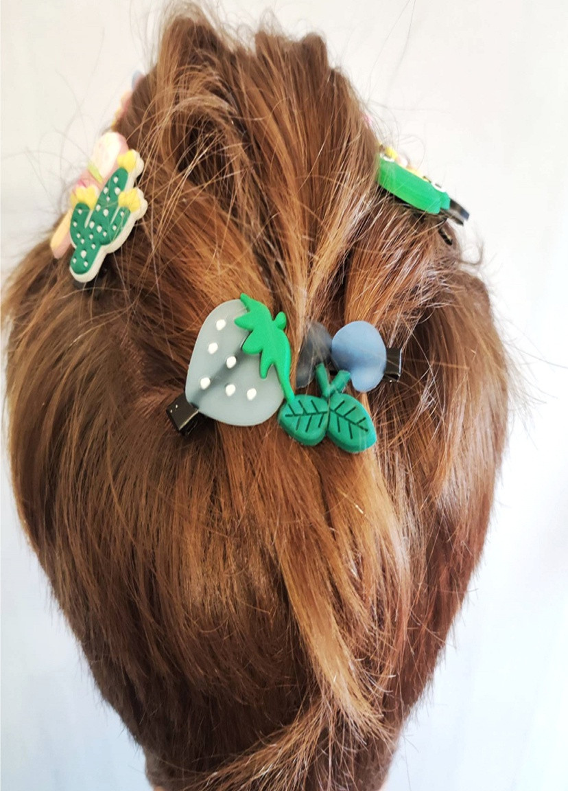 Детский набор заколок для волос Hair Accessories Clip 10 шт Happy Kids mix7 (252358221)