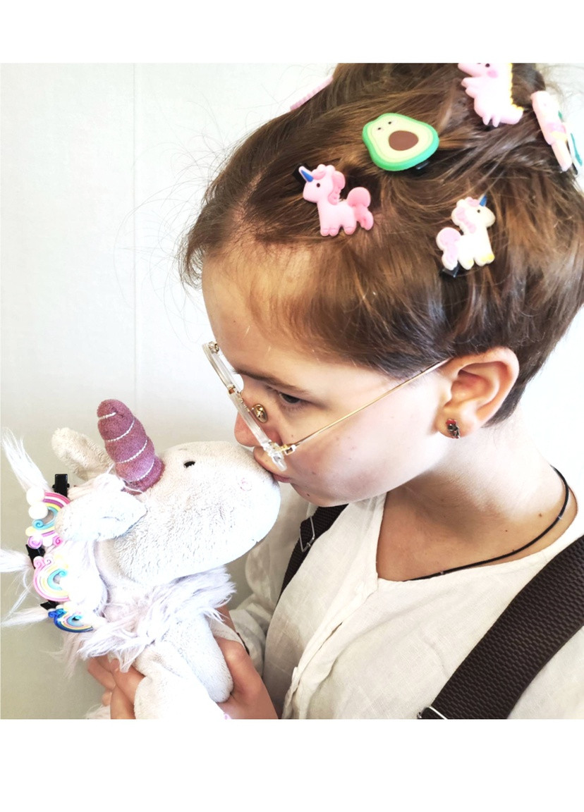 Детский набор заколок для волос Hair Accessories Clip 10 шт Happy Kids mix7 (252358221)