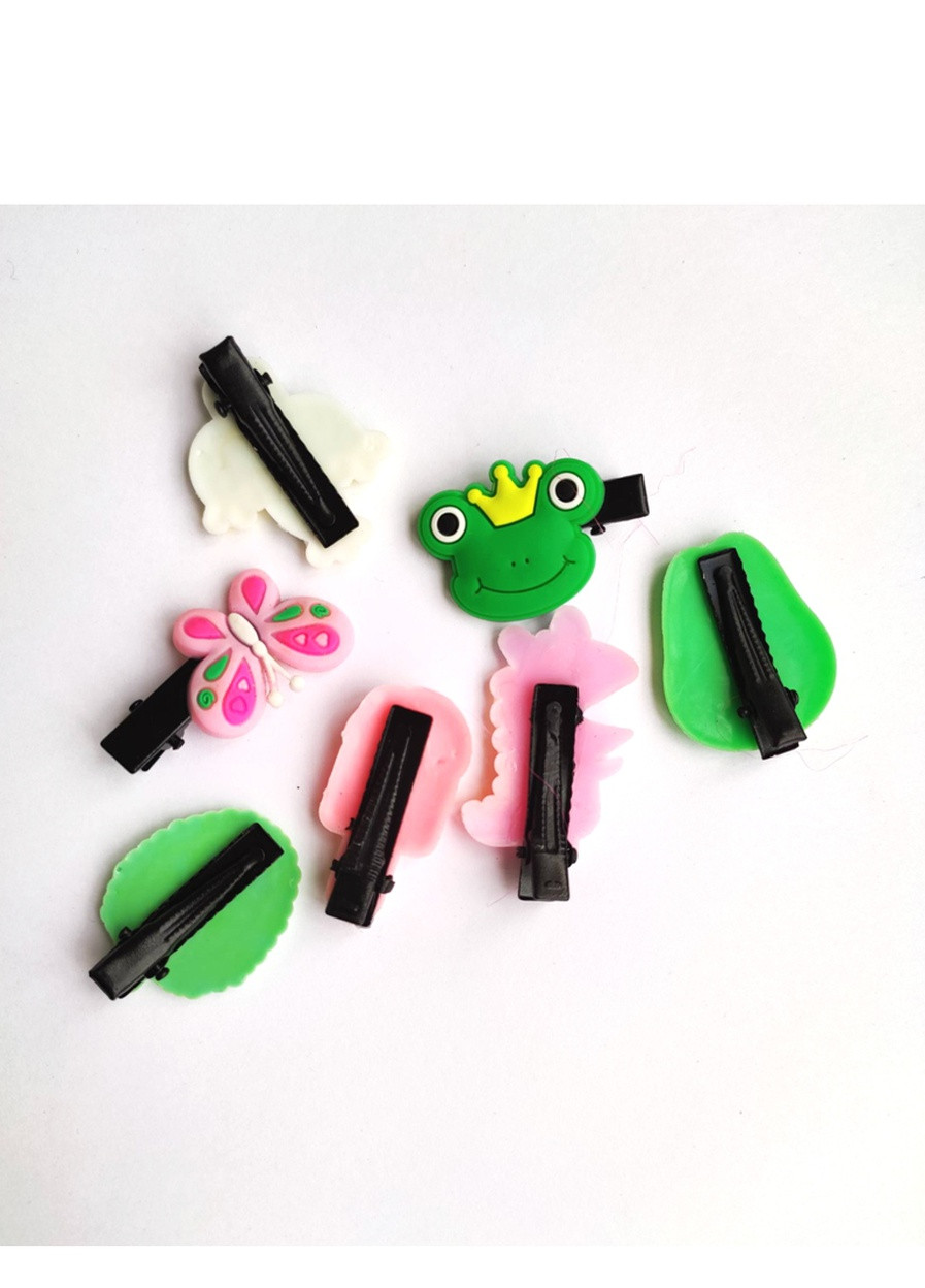 Детский набор заколок для волос Hair Accessories Clip 10 шт Happy Kids mix7 (252358221)