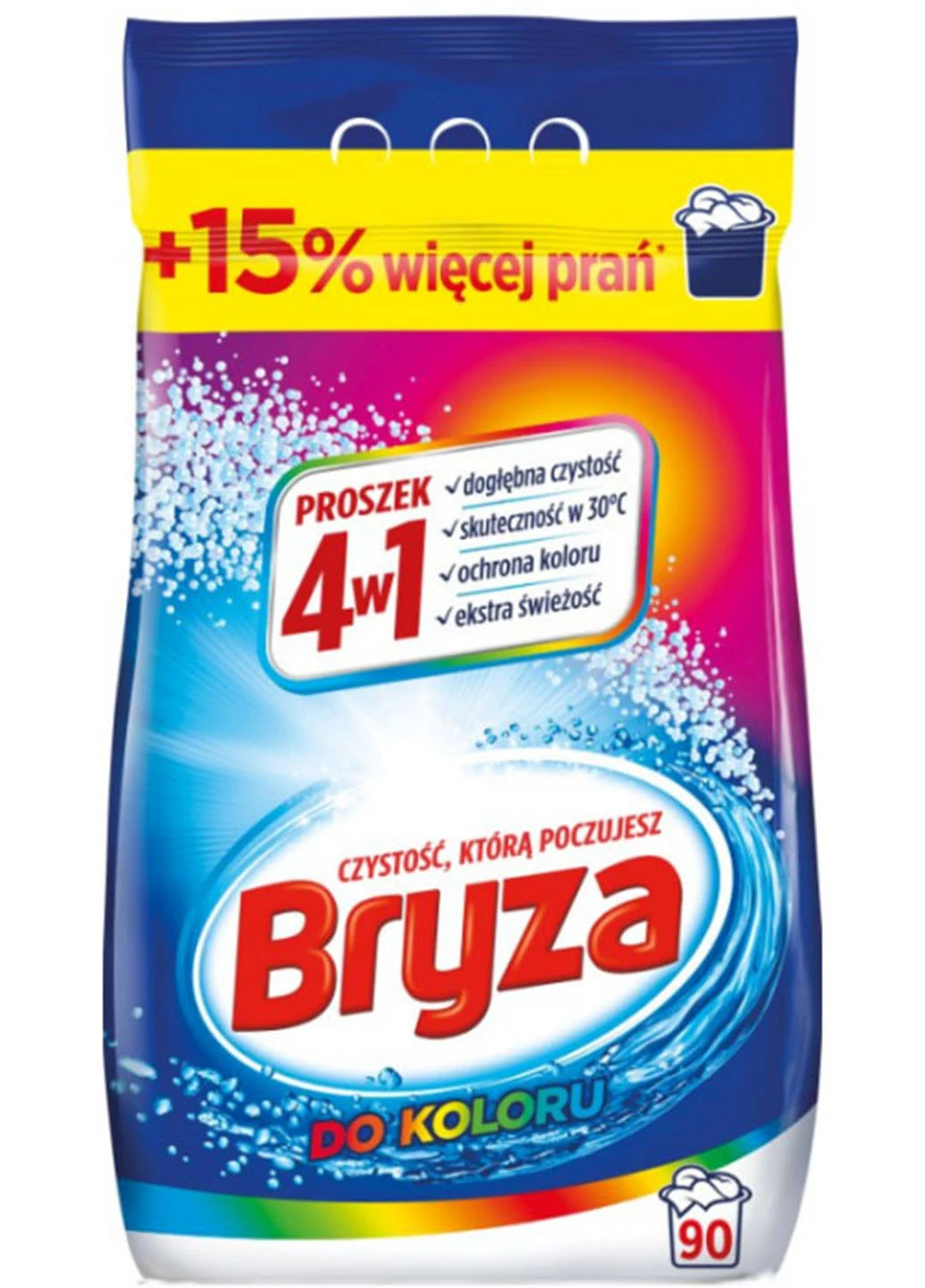 Пральний порошок для кольорової білизни, 5.85 кг 90 прань Bryza (254255820)