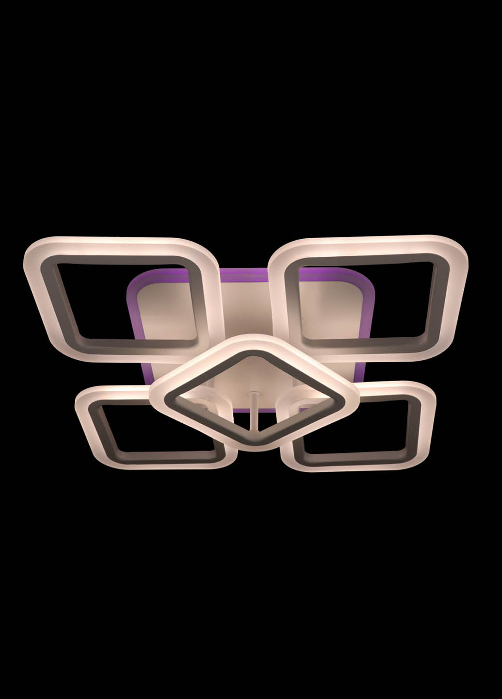 Люстра потолочная LED с пультом A2400/4+1S-RGB-wh Белый 11х41х55 см. Handmade (234539858)