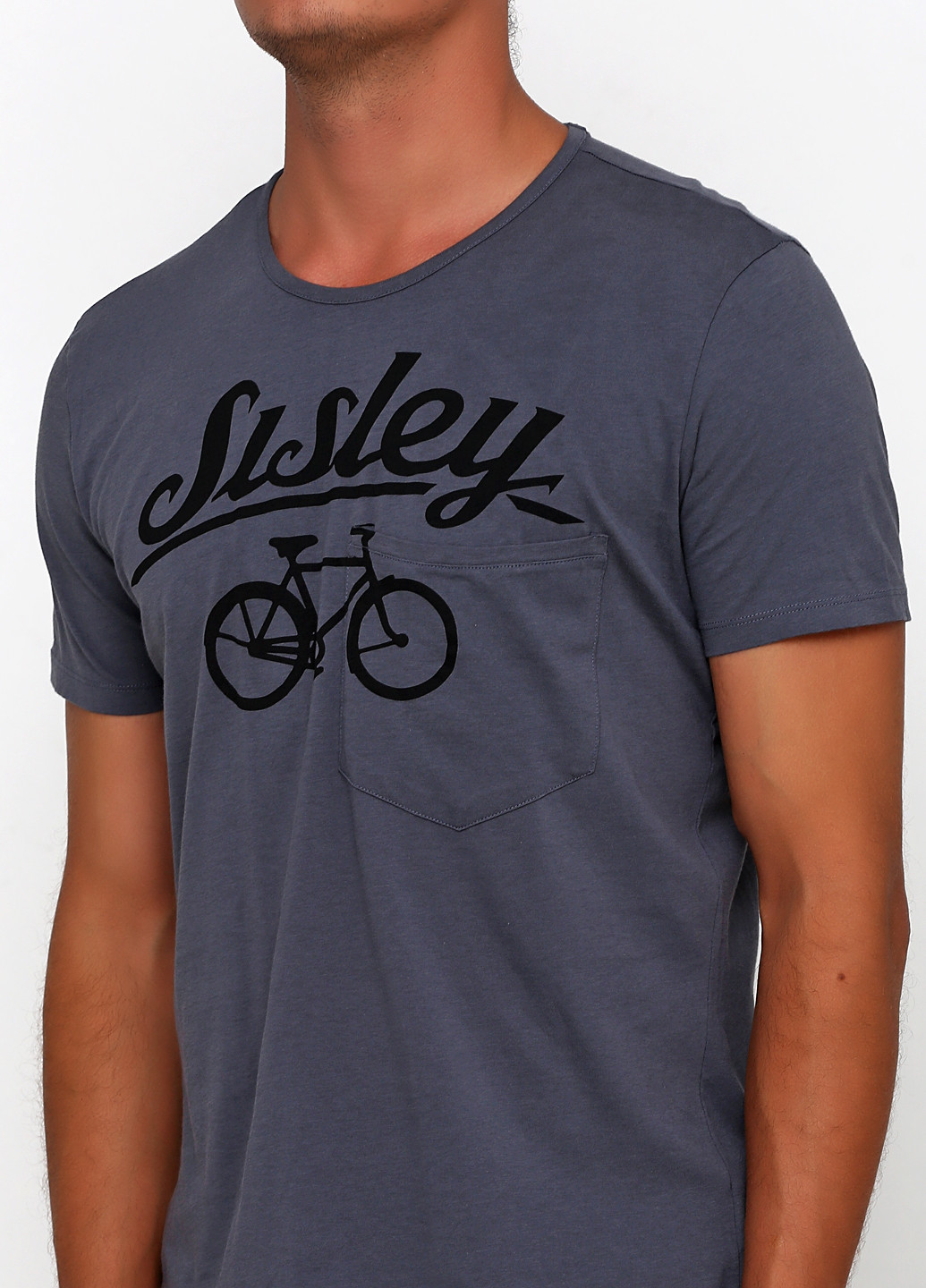 Сіра футболка Sisley